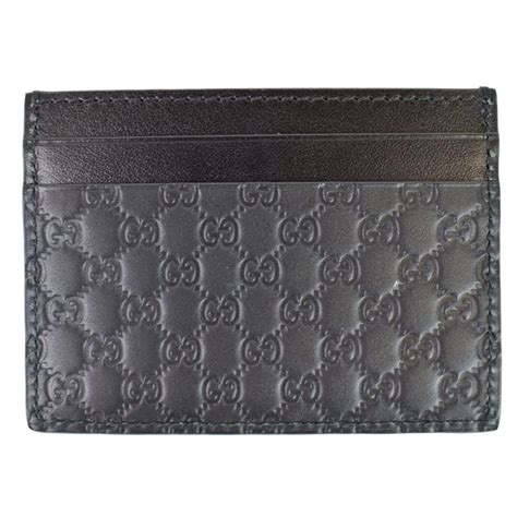 gucci microguccissima card case black|Gucci MicroGuccissima 544474 Leather Card Case Black.